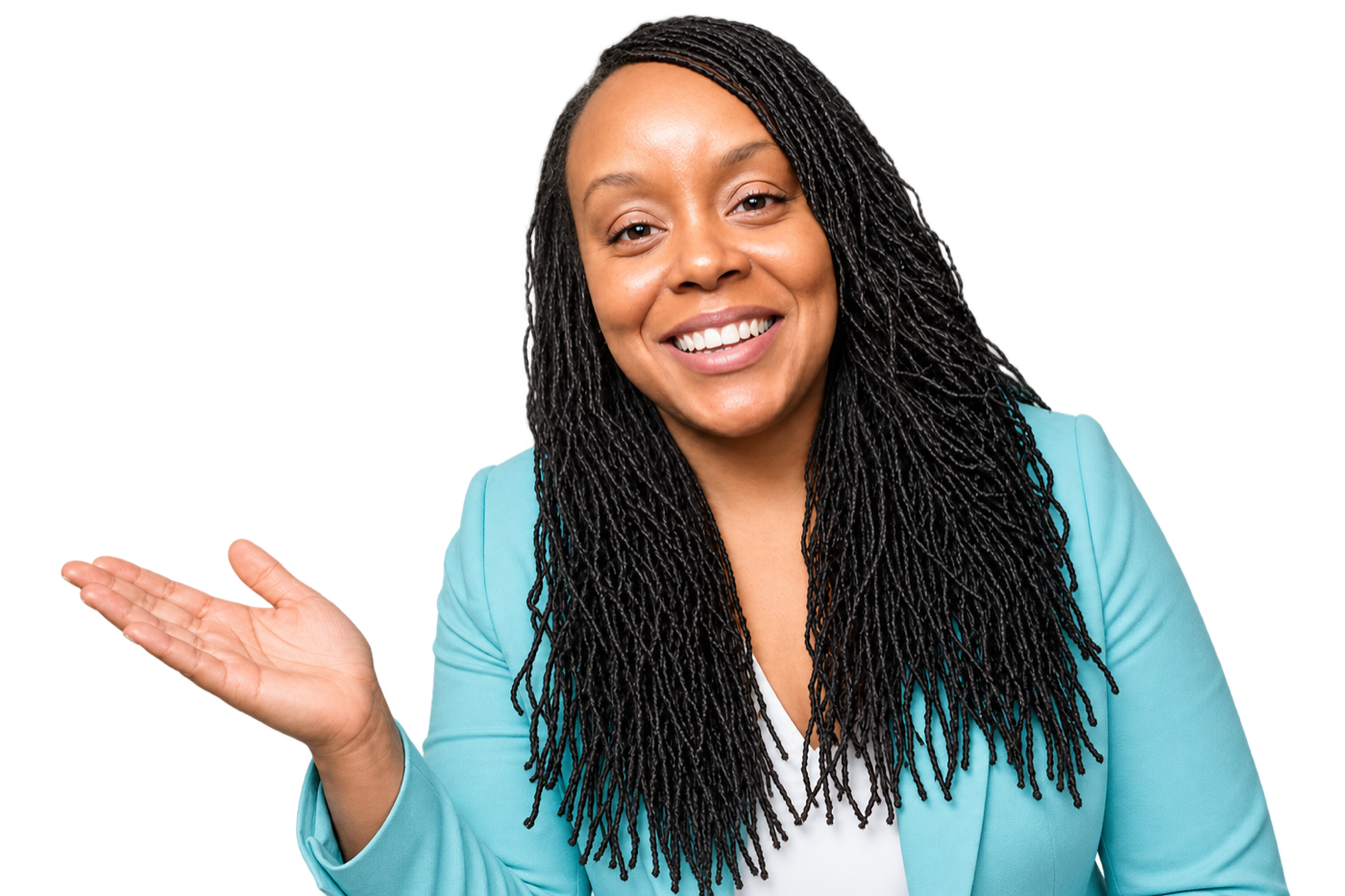 Latoya Robinson welcoming nonprofit leaders
